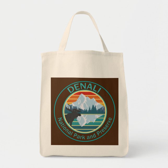 Denali National Park and Preserve Moose Tote Bag (Front)