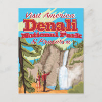 Denali National Park and Preserve Travel Poster