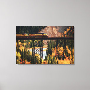 Denali National Park and Preserve USA Alaska Canvas Print