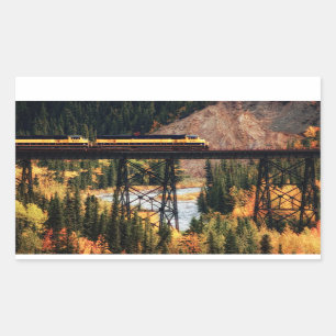 Denali National Park and Preserve USA Alaska Rectangular Sticker