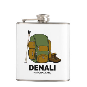 Denali National Park Backpack Hip Flask