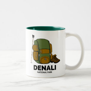 Denali National Park Backpack Two-Tone Coffee Mug