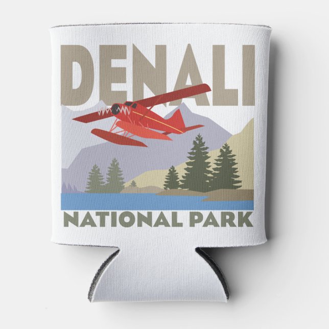 Denali National Park Can Cooler (Front)