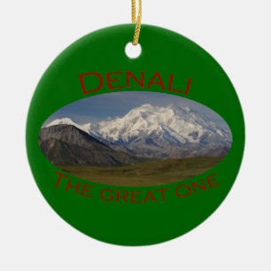 Denali National Park Ceramic Tree Decoration