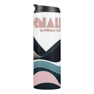 Denali National Park Coloured Hills Thermal Tumbler