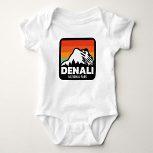 Denali National Park Cool Retro Vintage Gift  Baby Bodysuit