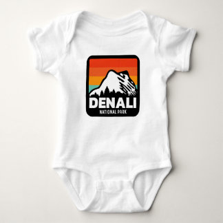 Denali National Park Cool Retro Vintage Gift  Baby Bodysuit