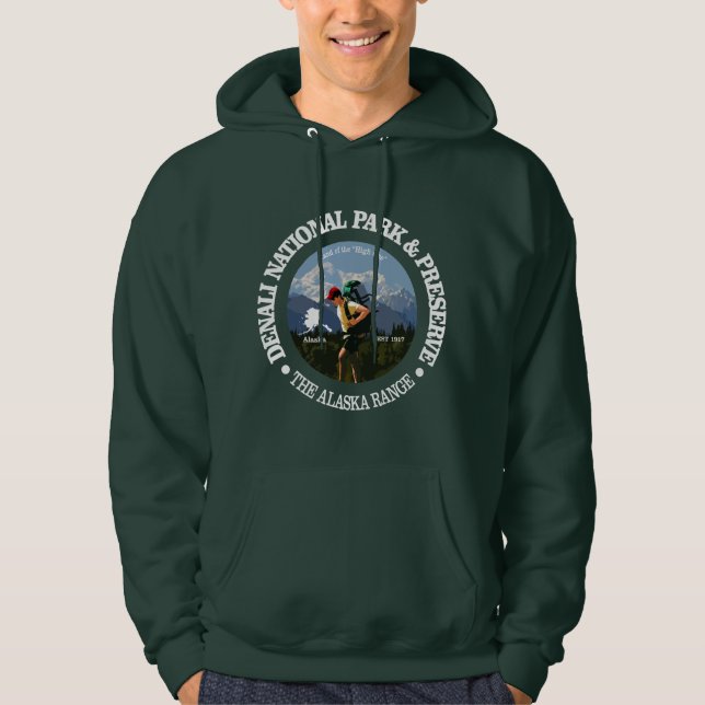 Denali National Park (Hiker C) Hoodie (Front)