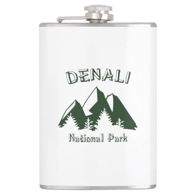 Denali National Park Hip Flask (Front)