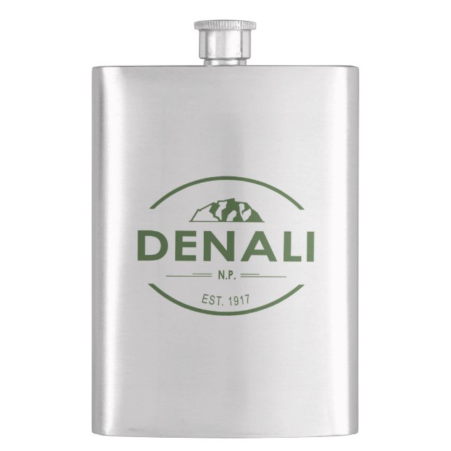 Denali National Park Hip Flask (Front)