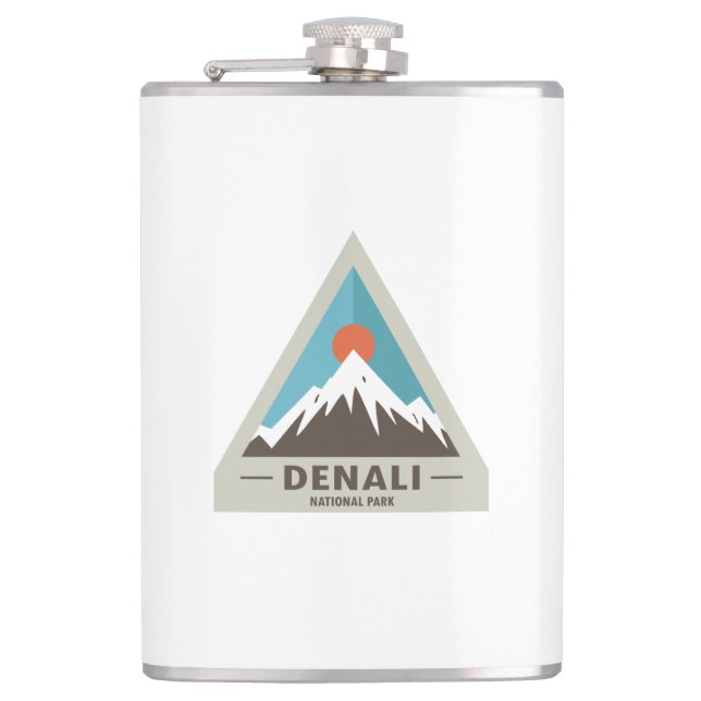 Denali National Park Hip Flask (Front)