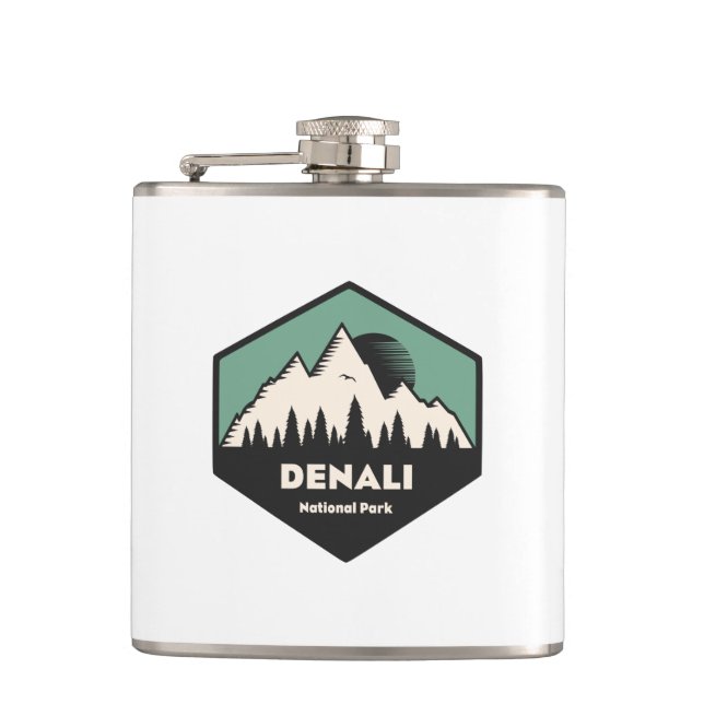 Denali National Park Hip Flask (Front)