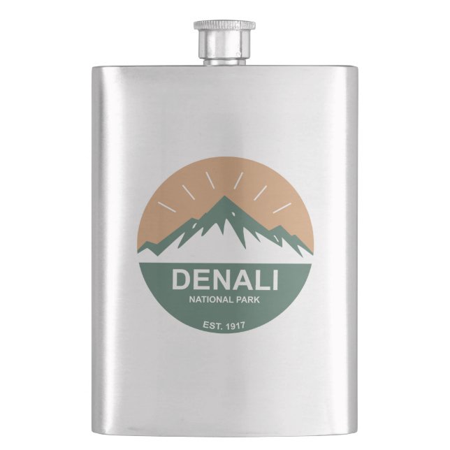 Denali National Park Hip Flask (Front)