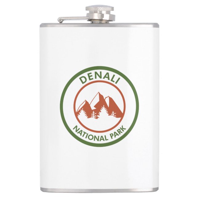 Denali National Park Hip Flask (Front)