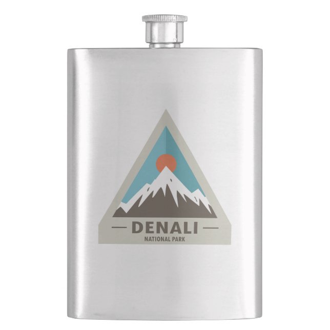 Denali National Park Hip Flask (Front)
