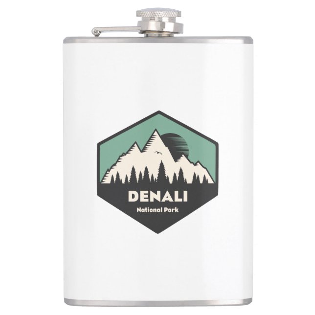 Denali National Park Hip Flask (Front)