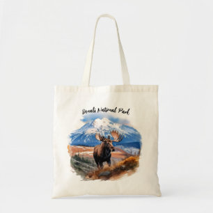 Denali National Park Moose Tote Bag