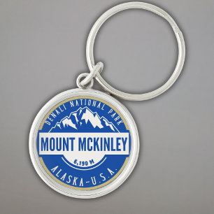 Denali National park Mount Mckinley Key Ring