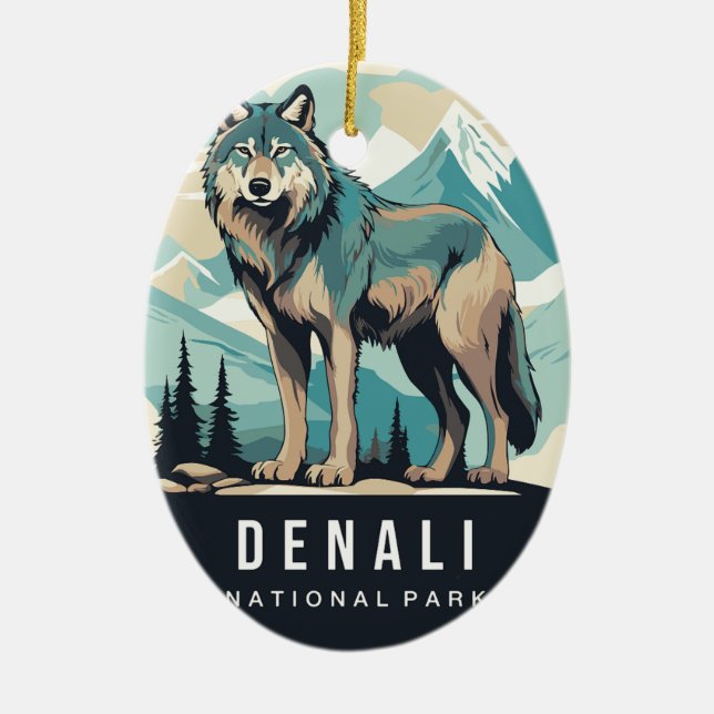 DENALI NATIONAL PARK ORNAMENT (Front)