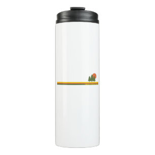 Denali National Park Pine Trees Sun Thermal Tumbler