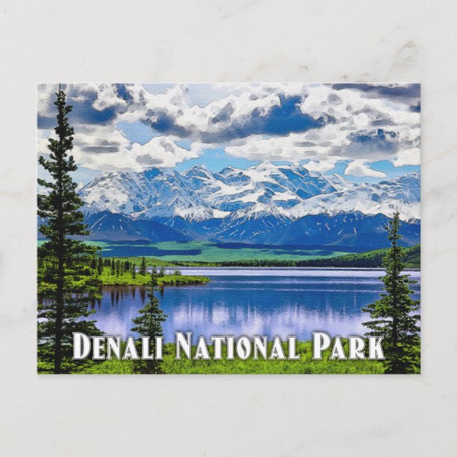 Denali National Park - Postcard (Front)