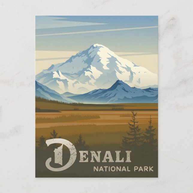 Denali National Park Postcard (Front)