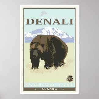 Denali National Park Poster