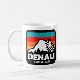 Denali National Park Retro Hiking Camping Gift  Coffee Mug