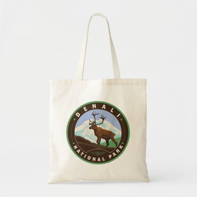 Denali National Park Tote Bag (Front)