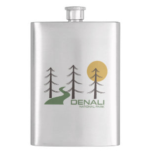 Denali National Park Trail Hip Flask