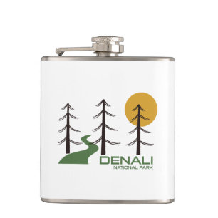 Denali National Park Trail Hip Flask