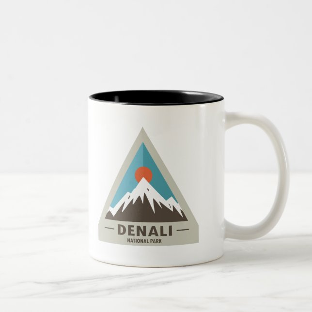Denali National Park Two-Tone Coffee Mug (Right)