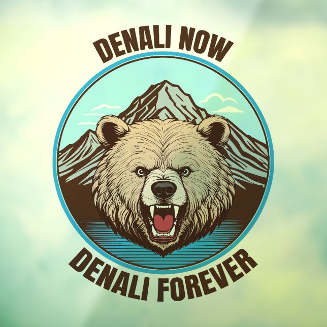 Denali Now, Denali Forever Window Cling (Sheet 3)