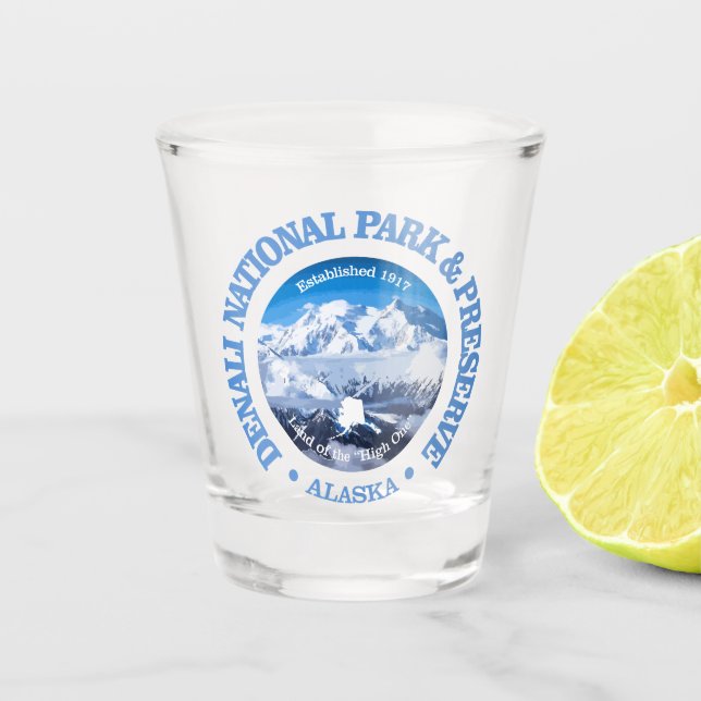 Denali NP2 Shot Glass (Front)