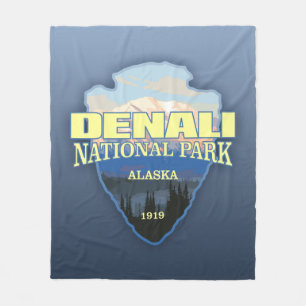 Denali NP (arrowhead) Fleece Blanket
