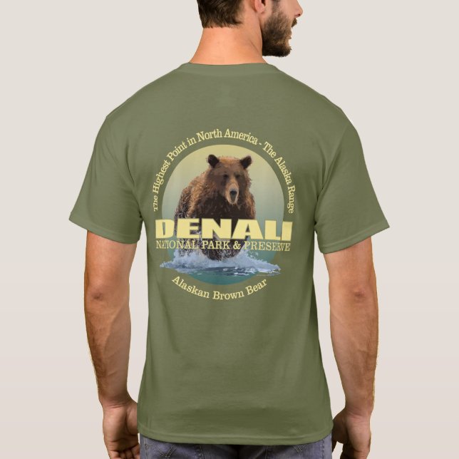 Denali NP (bear) WT T-Shirt (Back)