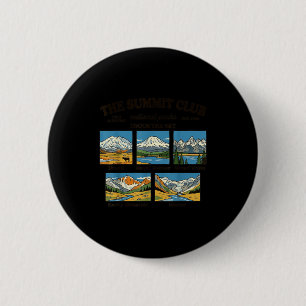 Denali rainier grand teton rocky mountain glacier 6 cm round badge