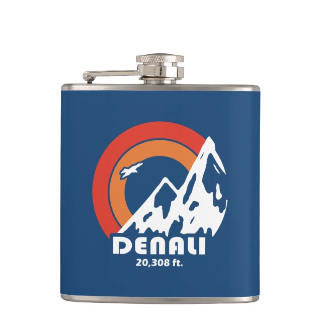 Denali Sun Eagle Hip Flask (Front)