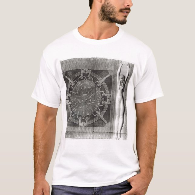 Dendera Zodiac, engraved in 1802 T-Shirt (Front)