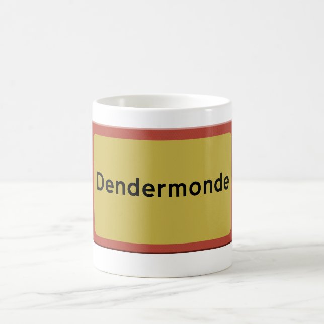 Dendermonde stadsnaambord coffee mug (Center)
