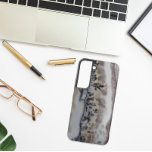 Dendritic Agate Stone Pattern Samsung Galaxy Case<br><div class="desc">Protect your Samsung Galaxy S22 phone with this trendy phone case that features an image of the intricate patterns of a slab of Dendritic Agate stone. Select your phone style. A great gift idea for the rock collector! For other phone brands, you will need to customise case to fill image...</div>