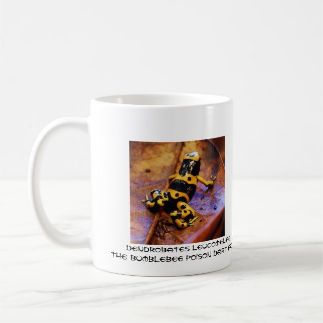 Dendrobates leucomelas coffee mug (Left)