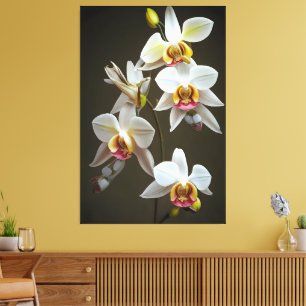 Dendroium Orchids Canvas Print