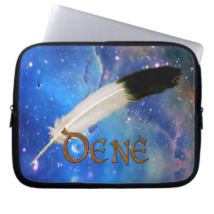 DENE Nation & Feather Space Laptop Sleeve