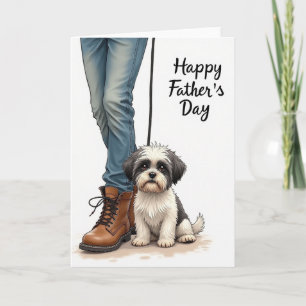 Denim And Boots Fathers Day Card