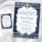 Denim and Diamond Bling Birthday Party Invitations