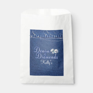 Denim and Diamonds Party , Custom Party Bags