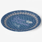 Denim and Diamonds Party Plates