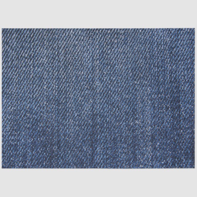 Denim Background Blue Jeans Texture Decoupage 2 Tissue Paper (Front)