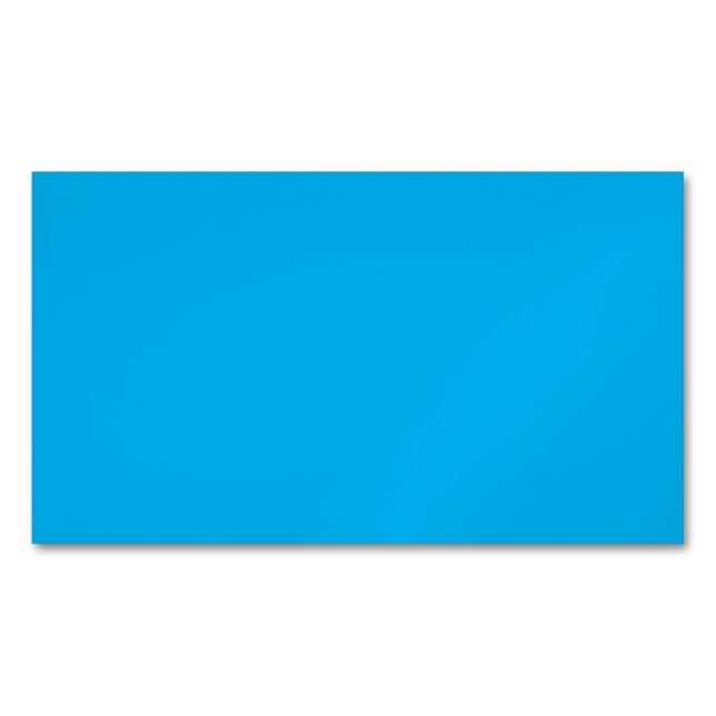 Denim Blue,Fountain Blue,Jellyfish, Magnetic Business Card (Front)